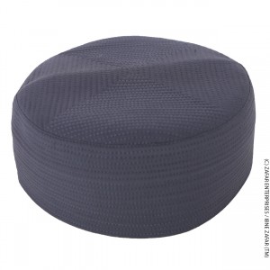 Grey Premium Quality Quilted Turban Cap / Hat / Kufi IBZ-402-8